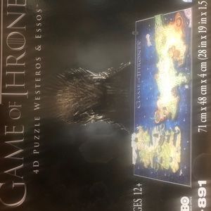 Game of Thrones 4D Puzzle of Westeros and Essos 891Pieces